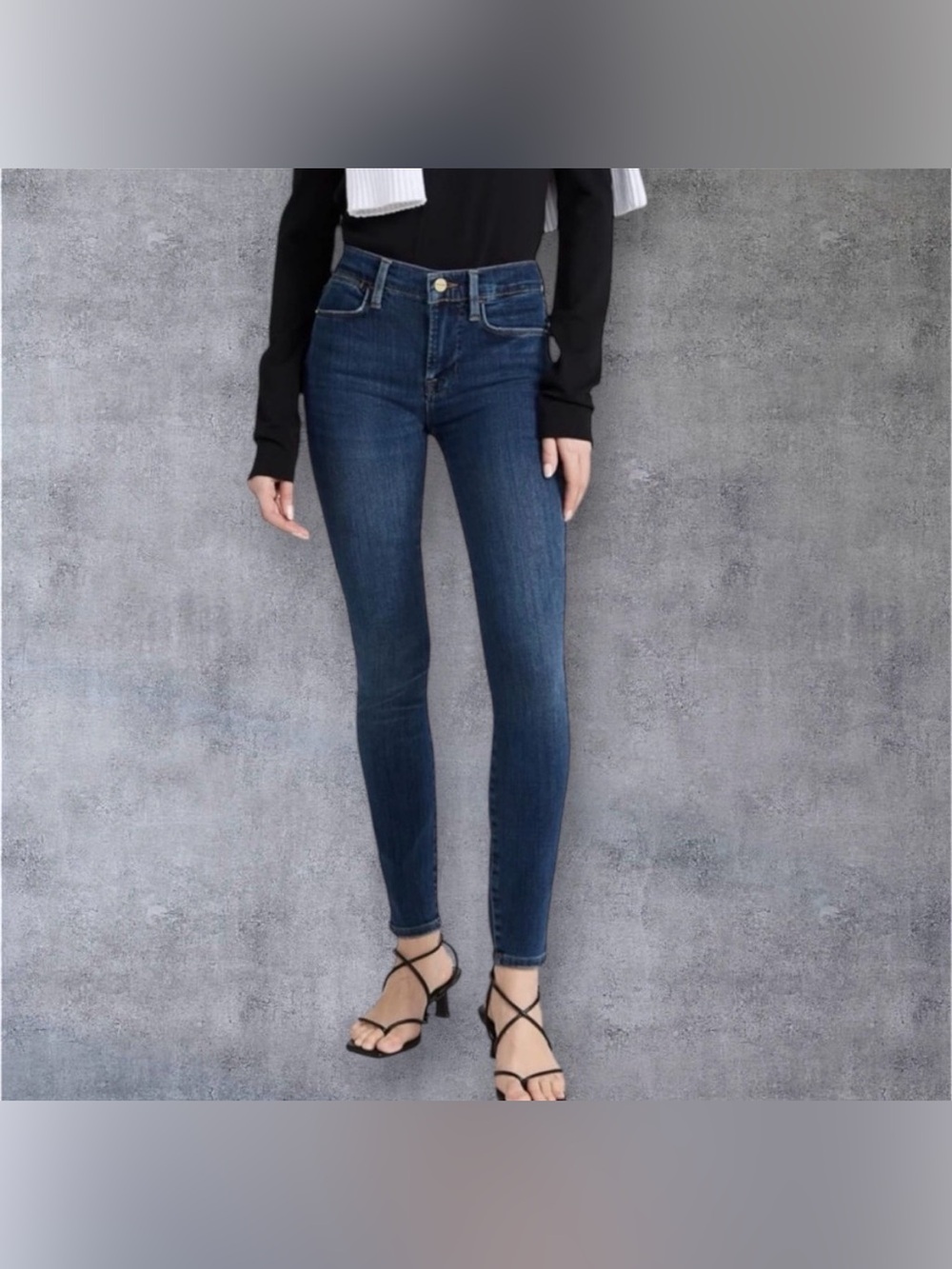 FRAME Women’s Le High Skinny High-Rise Skinny Jeans; Size 23